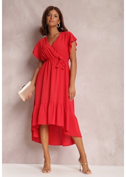 Czerwona Sukienka Nautirissa ze sklepu Renee odzież w kategorii Sukienki - zdjęcie 157057702