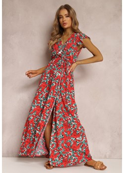 Czerwona Sukienka Lamerephis ze sklepu Renee odzież w kategorii Sukienki - zdjęcie 157057783