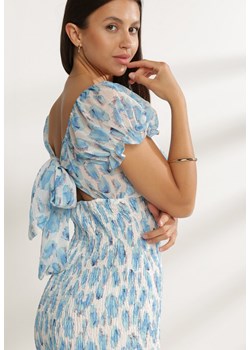 Niebieska Sukienka Ariesryna ze sklepu Renee odzież w kategorii Sukienki - zdjęcie 157057832