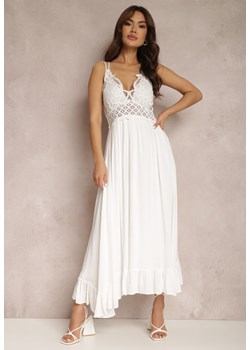 Biała Sukienka Rozanna ze sklepu Renee odzież w kategorii Sukienki - zdjęcie 157057852