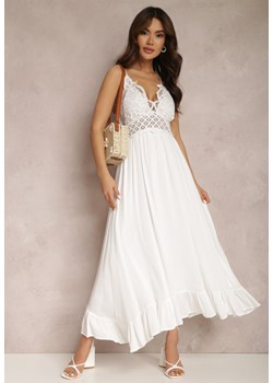 Biała Sukienka Rozanna ze sklepu Renee odzież w kategorii Sukienki - zdjęcie 157057853