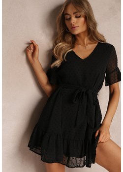 Czarna Sukienka Theaniphis ze sklepu Renee odzież w kategorii Sukienki - zdjęcie 157057922