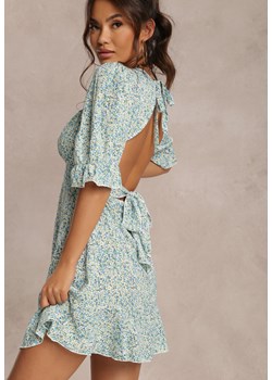 Niebieska Sukienka Gaelina ze sklepu Renee odzież w kategorii Sukienki - zdjęcie 157057934