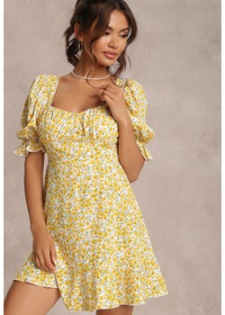 Żółta Sukienka Gaelina ze sklepu Renee odzież w kategorii Sukienki - zdjęcie 157057940