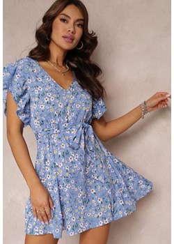 Niebieska Sukienka Diosisha ze sklepu Renee odzież w kategorii Sukienki - zdjęcie 157057952