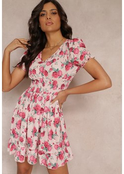Różowa Sukienka Gwenheda ze sklepu Renee odzież w kategorii Sukienki - zdjęcie 157057972