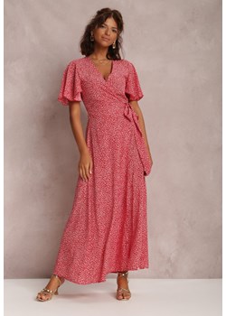 Czerwona Sukienka Alethossia ze sklepu Renee odzież w kategorii Sukienki - zdjęcie 157057991