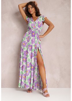 Fioletowa Sukienka Mazhand ze sklepu Renee odzież w kategorii Sukienki - zdjęcie 157058162