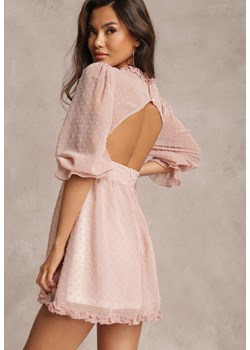 Różowa Sukienka Thelaia ze sklepu Renee odzież w kategorii Sukienki - zdjęcie 157058214
