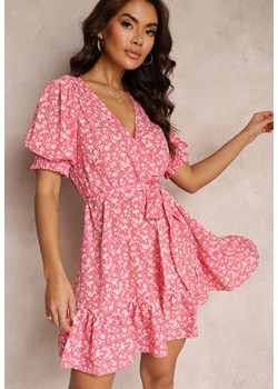 Różowa Sukienka Praxusa ze sklepu Renee odzież w kategorii Sukienki - zdjęcie 157058222