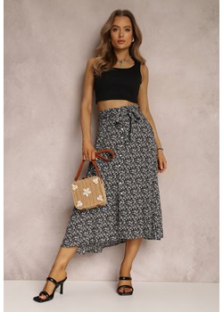 Czarna Spódnica Izuina ze sklepu Renee odzież w kategorii Spódnice - zdjęcie 157058352