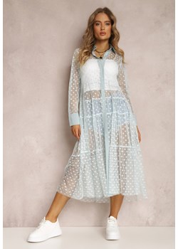 Jasnoniebieska Sukienka Faizah ze sklepu Renee odzież w kategorii Sukienki - zdjęcie 157058382
