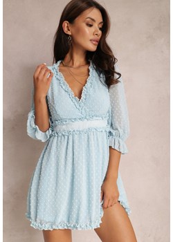 Jasnoniebieska Sukienka Thelaia ze sklepu Renee odzież w kategorii Sukienki - zdjęcie 157058482