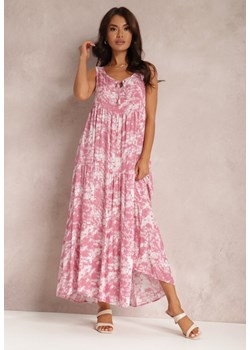 Różowa Sukienka Fumezi ze sklepu Renee odzież w kategorii Sukienki - zdjęcie 157058692
