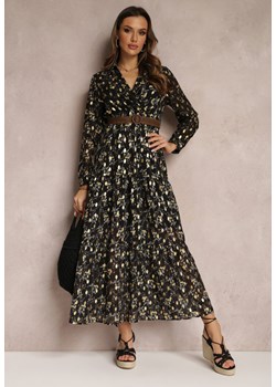Czarna Sukienka Sachiel ze sklepu Renee odzież w kategorii Sukienki - zdjęcie 157058772