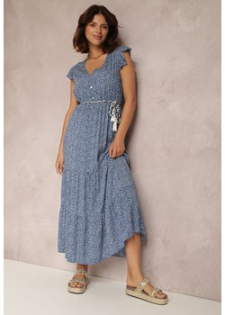 Niebieska Sukienka Tudielle ze sklepu Renee odzież w kategorii Sukienki - zdjęcie 157058782