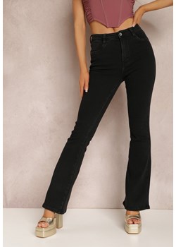 Czarne Jeansy Dzwony Briris ze sklepu Renee odzież w kategorii Jeansy damskie - zdjęcie 157058810