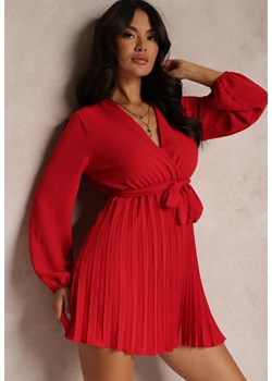 Czerwona Sukienka Laeroinne ze sklepu Renee odzież w kategorii Sukienki - zdjęcie 157059693