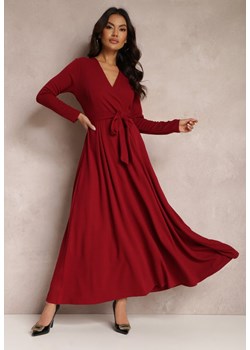 Bordowa Sukienka Achina ze sklepu Renee odzież w kategorii Sukienki - zdjęcie 157059911