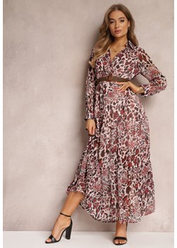 Różowa Sukienka Hellanassa ze sklepu Renee odzież w kategorii Sukienki - zdjęcie 157060263