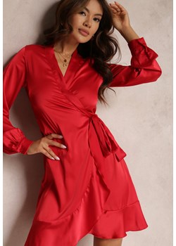 Czerwona Sukienka Klymilea ze sklepu Renee odzież w kategorii Sukienki - zdjęcie 157060313