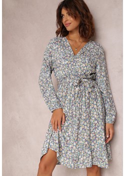Jasnoniebieska Sukienka Actelaia ze sklepu Renee odzież w kategorii Sukienki - zdjęcie 157060512