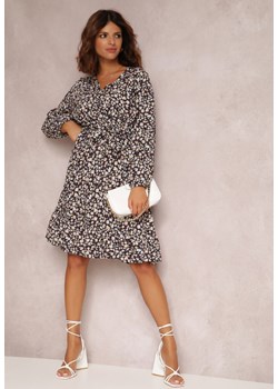 Granatowa Sukienka Actelaia ze sklepu Renee odzież w kategorii Sukienki - zdjęcie 157060522