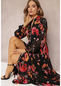 Czarna Sukienka Klymano ze sklepu Renee odzież w kategorii Sukienki - zdjęcie 157060621