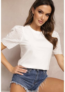 Biała Bluzka Elothee ze sklepu Renee odzież w kategorii Bluzki damskie - zdjęcie 157060811