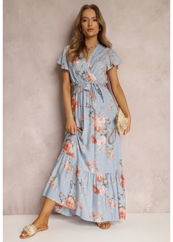 Jasnoniebieska Sukienka Iphene ze sklepu Renee odzież w kategorii Sukienki - zdjęcie 157061013