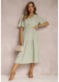 Jasnozielona Sukienka Diba ze sklepu Renee odzież w kategorii Sukienki - zdjęcie 157061173