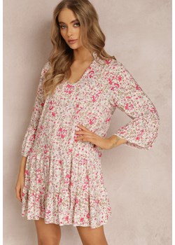 Jasnobeżowa Sukienka Kharassa ze sklepu Renee odzież w kategorii Sukienki - zdjęcie 157061253
