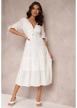 Biała Sukienka Evonia ze sklepu Renee odzież w kategorii Sukienki - zdjęcie 157061463