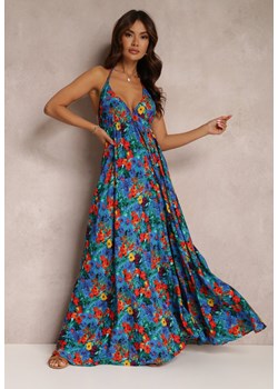 Niebieska Sukienka Thessia ze sklepu Renee odzież w kategorii Sukienki - zdjęcie 157061513