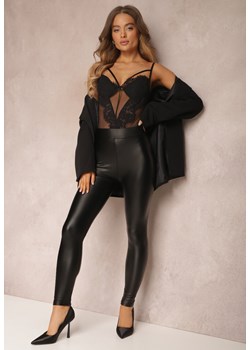 Czarne Legginsy Iolothee ze sklepu Renee odzież w kategorii Spodnie damskie - zdjęcie 157061523