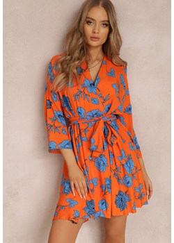 Pomarańczowa Sukienka Thaleira ze sklepu Renee odzież w kategorii Sukienki - zdjęcie 157061593