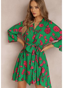 Zielona Sukienka Thaleira ze sklepu Renee odzież w kategorii Sukienki - zdjęcie 157061603