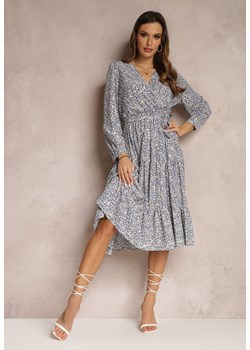 Niebieska Sukienka Elala ze sklepu Renee odzież w kategorii Sukienki - zdjęcie 157061653