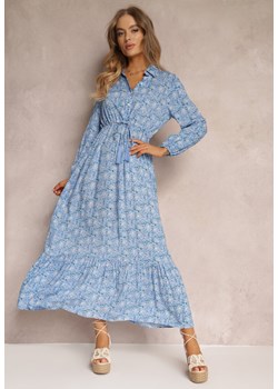 Niebieska Sukienka Poleusa ze sklepu Renee odzież w kategorii Sukienki - zdjęcie 157061862