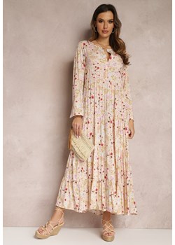 Jasnobeżowa Sukienka Diomima ze sklepu Renee odzież w kategorii Sukienki - zdjęcie 157061882
