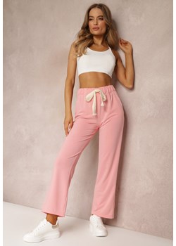 Różowe Spodnie Phenine ze sklepu Renee odzież w kategorii Spodnie damskie - zdjęcie 157062110
