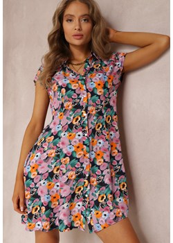 Granatowa Sukienka Kydona ze sklepu Renee odzież w kategorii Sukienki - zdjęcie 157062254