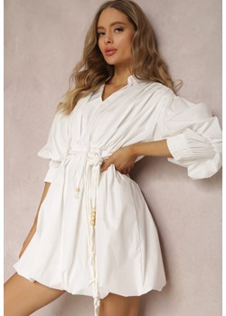 Biała Sukienka Appomene ze sklepu Renee odzież w kategorii Sukienki - zdjęcie 157062544
