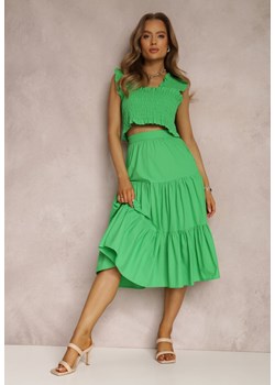 Zielony 2-Częściowy Komplet Barbaste ze sklepu Renee odzież w kategorii Komplety i garnitury damskie - zdjęcie 157062574