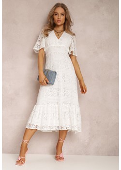 Biała Sukienka Corelaia ze sklepu Renee odzież w kategorii Sukienki - zdjęcie 157062580