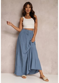 Niebieska Spódnica Kainne ze sklepu Renee odzież w kategorii Spódnice - zdjęcie 157062634