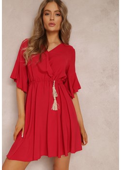 Bordowa Sukienka Hypsilea ze sklepu Renee odzież w kategorii Sukienki - zdjęcie 157062684