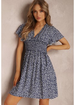 Granatowa Sukienka Amarhaia ze sklepu Renee odzież w kategorii Sukienki - zdjęcie 157062724