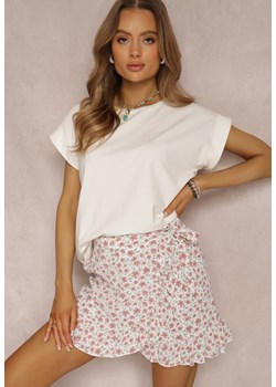 Białe Spódnicospodnie Deinomeda ze sklepu Renee odzież w kategorii Szorty - zdjęcie 157062774
