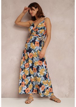 Granatowa Sukienka Poladina ze sklepu Renee odzież w kategorii Sukienki - zdjęcie 157063103